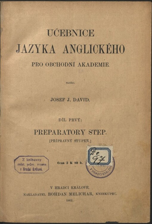 Učebnice jazyka anglického pro obchodní akademie: (přípravný stupeň)