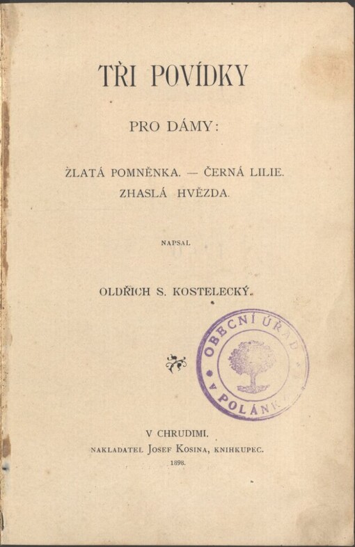 Tři povídky pro dámy