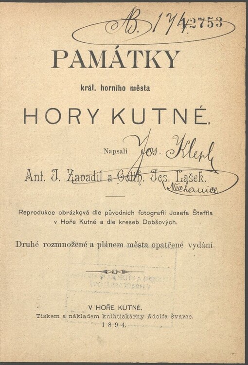 Památky královského horního města Hory Kutné