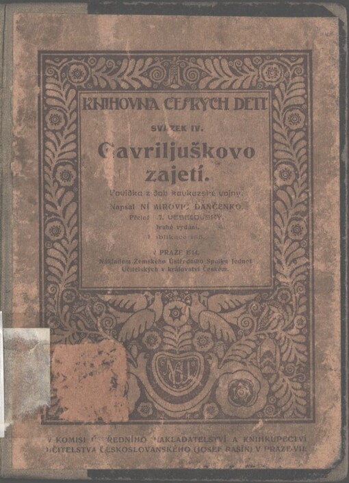 Gavriljuškovo zajetí :Pov. z dob kavkazské vojny