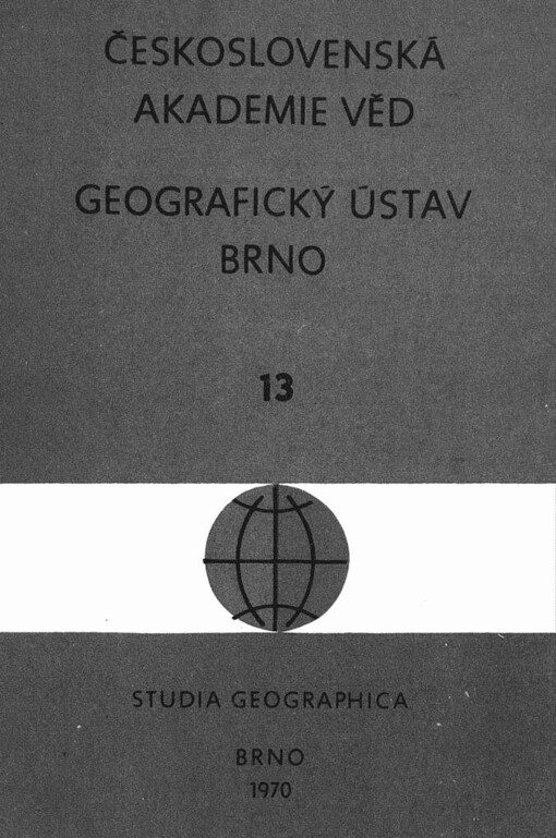 Geografická rajonizace eroze půdy v ČSR: metodika zpracování = geographical regionalization of soil erosion in the Czech Socialist Republic : methods of elaboration