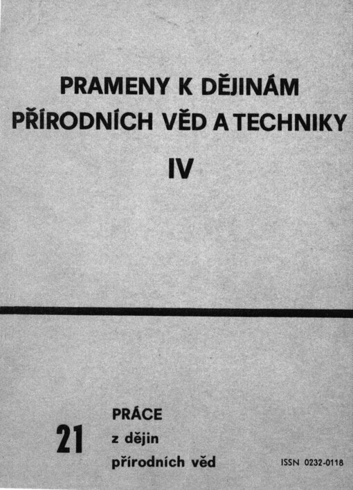 Prameny k dějinám přírodních věd a techniky