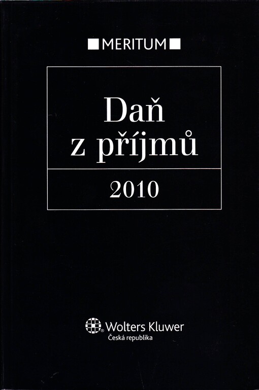 Daň z příjmů 2010