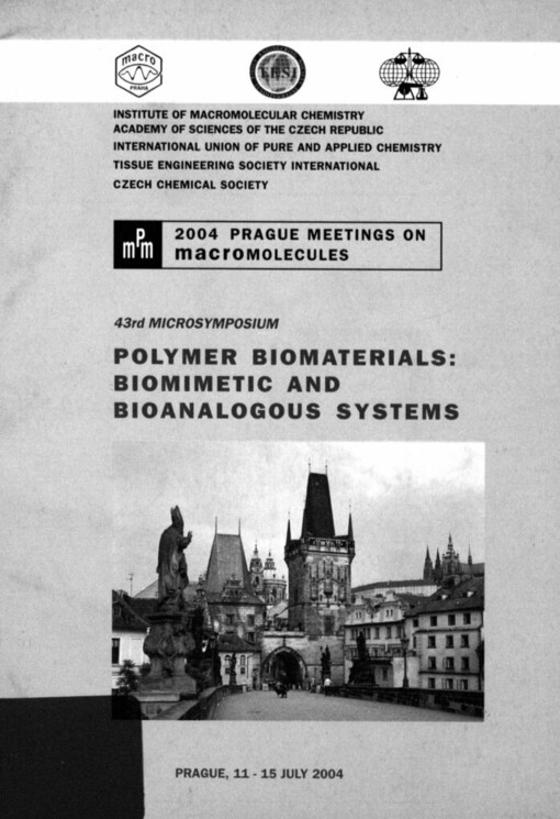 Polymer biomaterials: biomimetic and bioanalogous systems: programme booklet