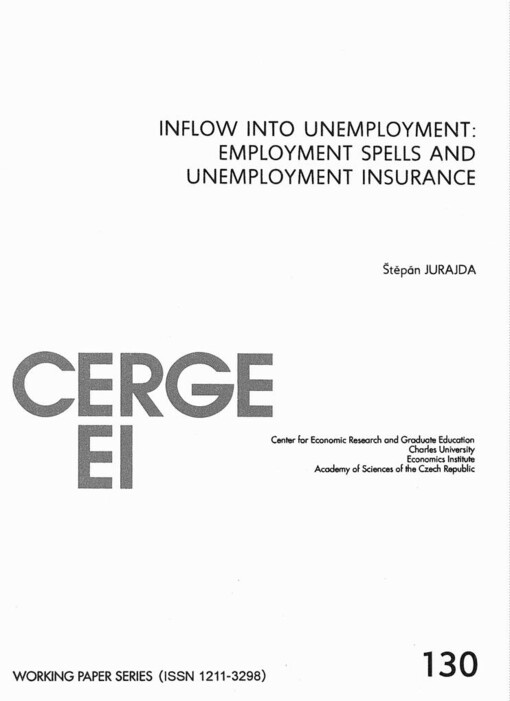 Inflow into unemployment: employment spells and unemployment insurance