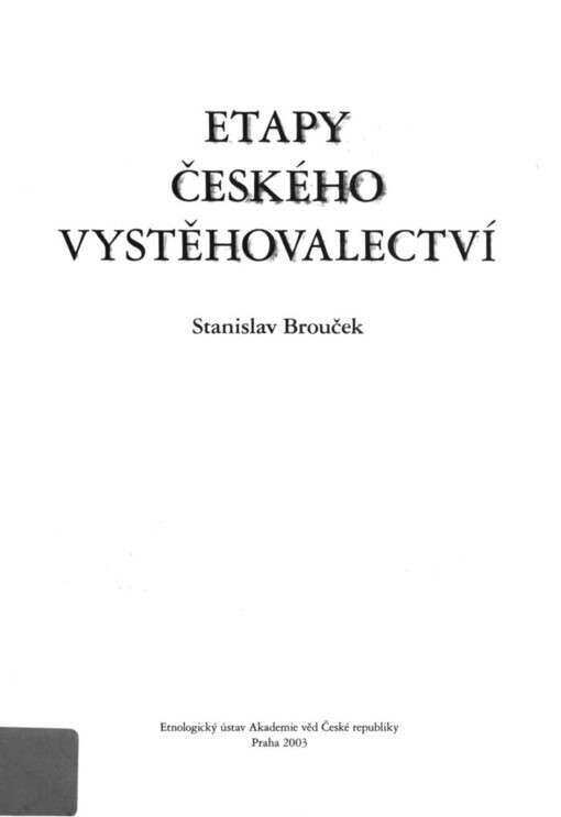 Etapy českého vystěhovalectví