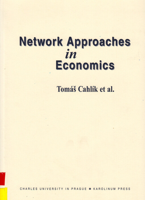 Network approaches in economics
