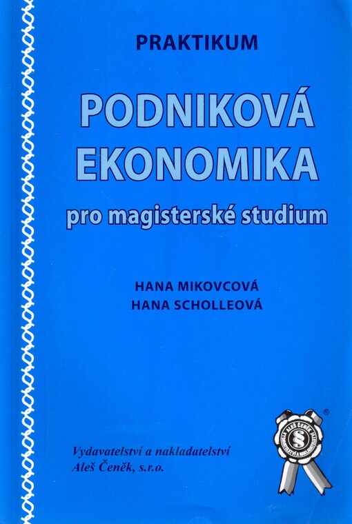 Podniková ekonomika pro magisterské studium