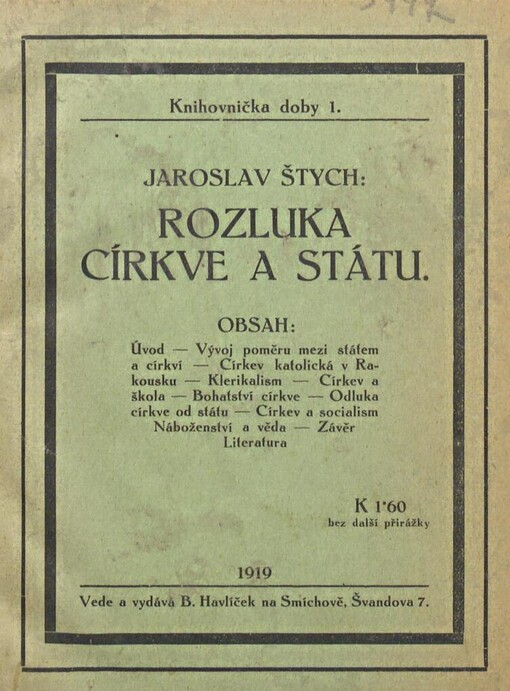 Rozluka církve a státu