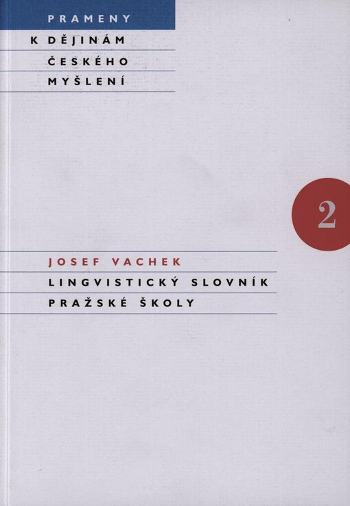 Lingvistický slovník Pražské školy