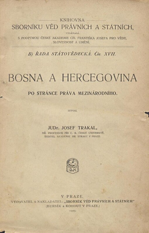 Bosna a Hercegovina po stránce práva mezinárodního