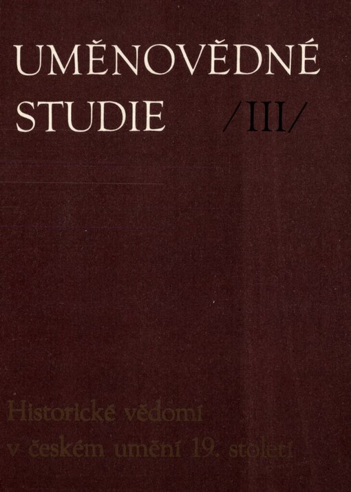 Historické vědomí v českém umění 19. století