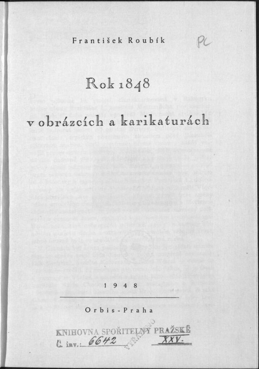 Rok 1848 v obrázcích a karikaturách