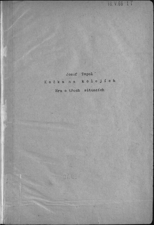 Kočka na kolejích: hra o třech situacích