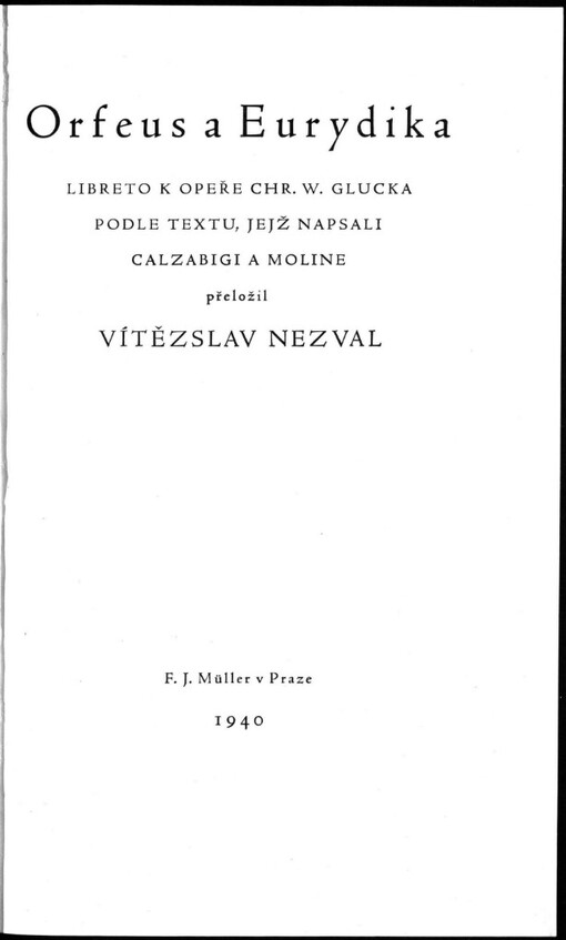 Orfeus a Eurydika