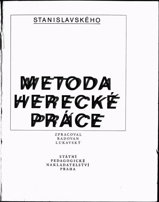 Stanislavského metoda herecké práce