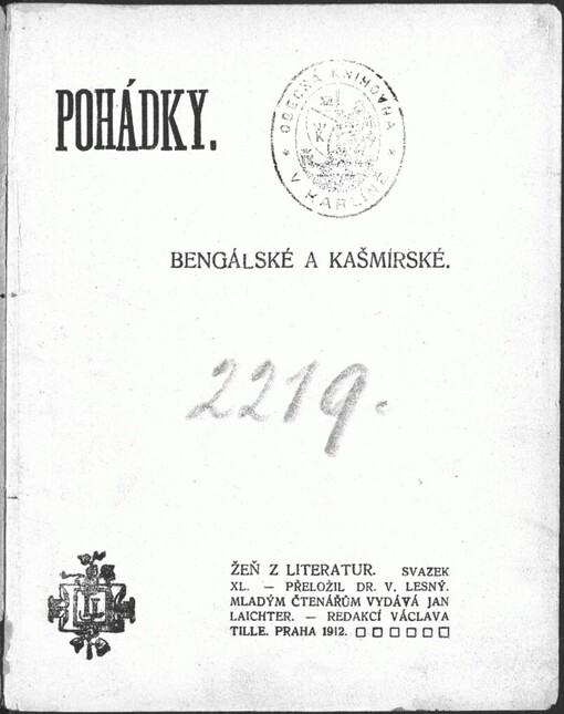 Pohádky: bengálské a kašmírské