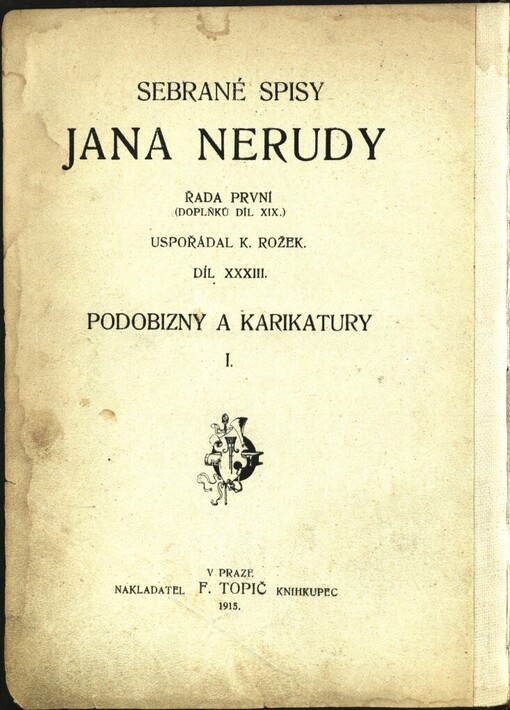 Podobizny a karikatury.I