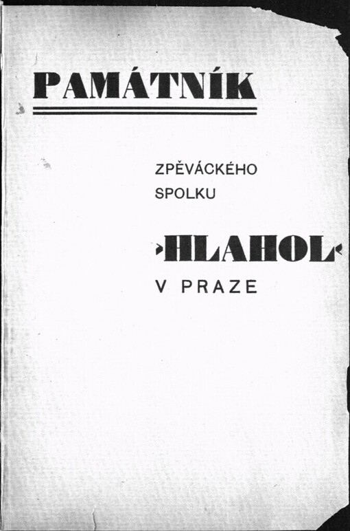 Památník zpěváckého spolku 