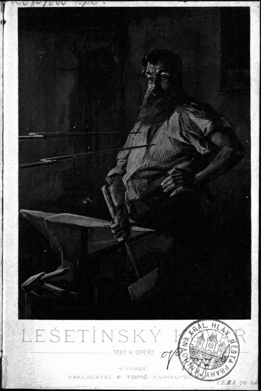 Lešetínský kovář: opera ve 3 jednáních s lyrickým intermezzem