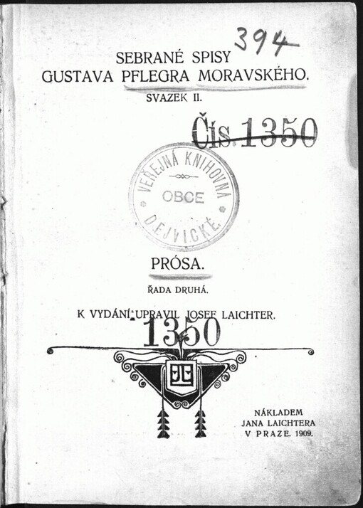 Prósa: Řada druhá