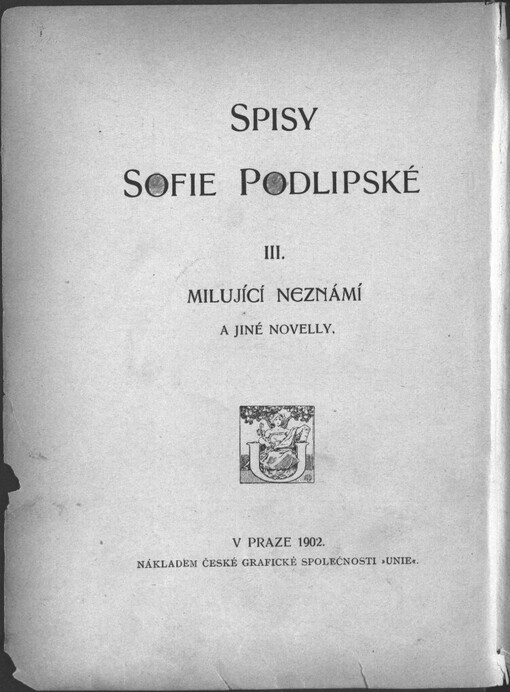 Milující neznámí a jiné novelly