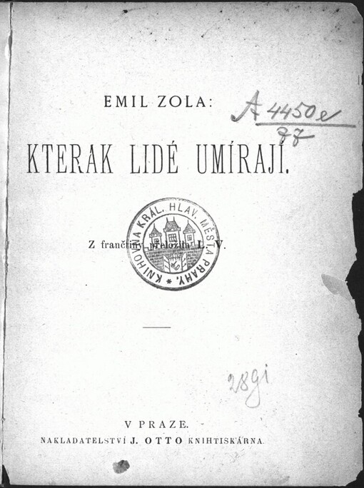 Kterak lidé umírají