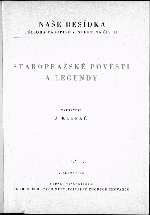 Staropražské pověsti a legendy