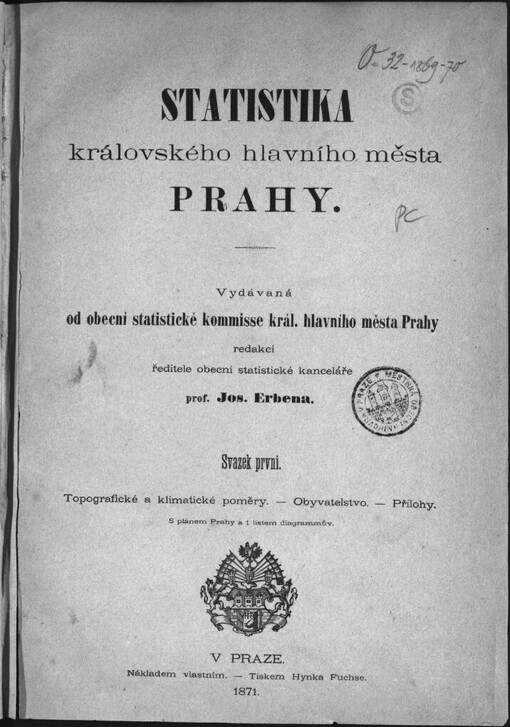 Statistika královského hlavního města Prahy