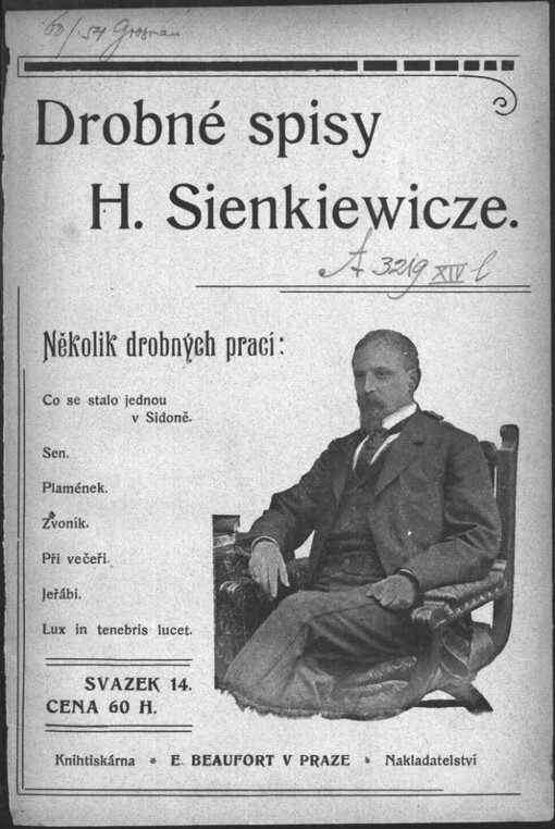 Několik drobných prací H. Sienkiewicze