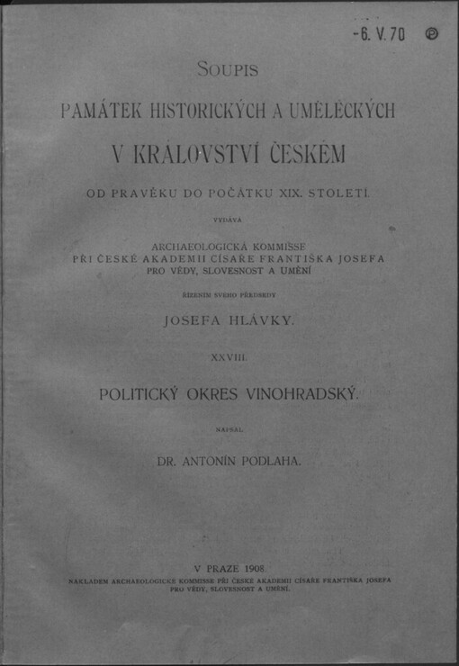 Politický okres Vinohradský