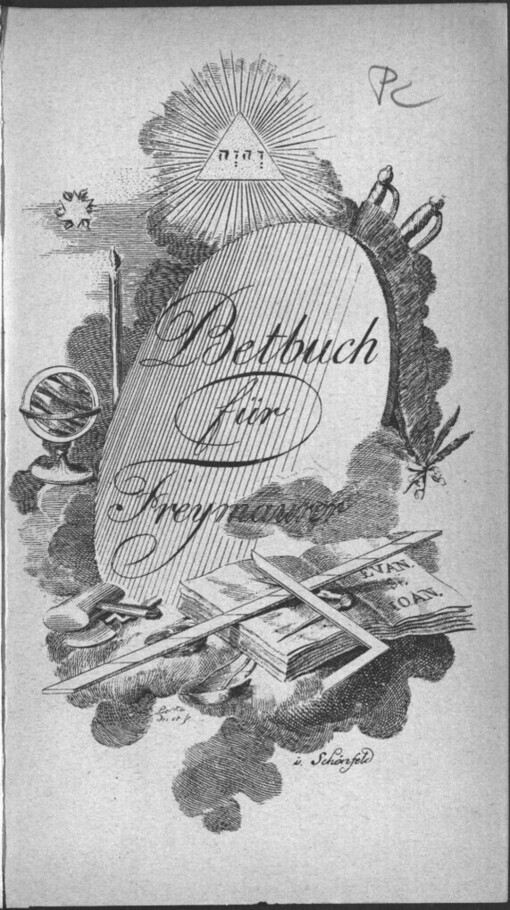 Betbuch für Freymaurer