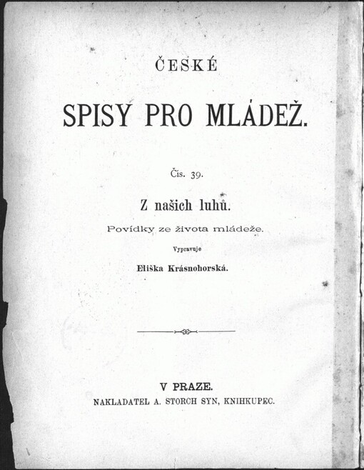 Z našich luhů: povídky ze života mládeže
