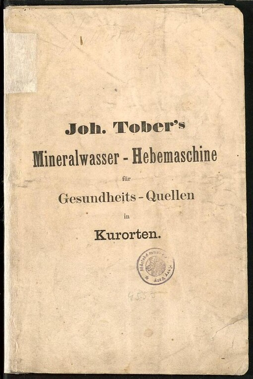 Mineralwasser-Hebemaschine für Gesundheits-Quellen in Kurorten