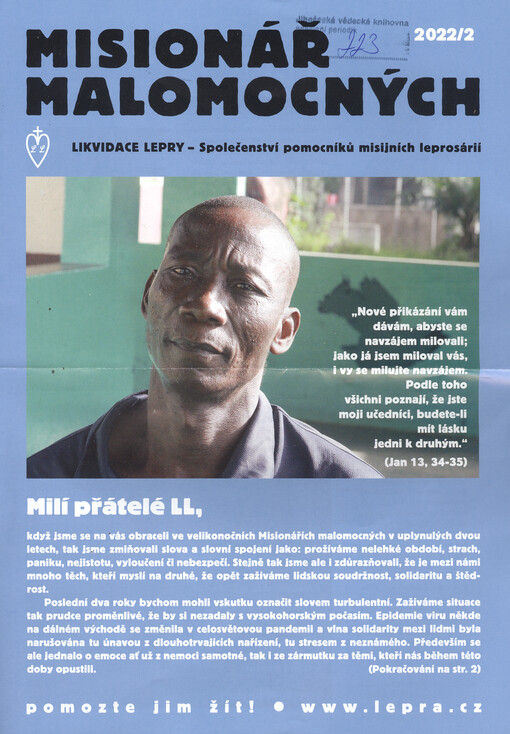 Misionář malomocných