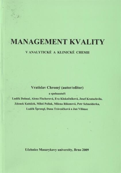 Management kvality v analytické a klinické chemii