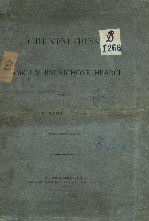 Objevení fresk na zámku v Jindřichově Hradci