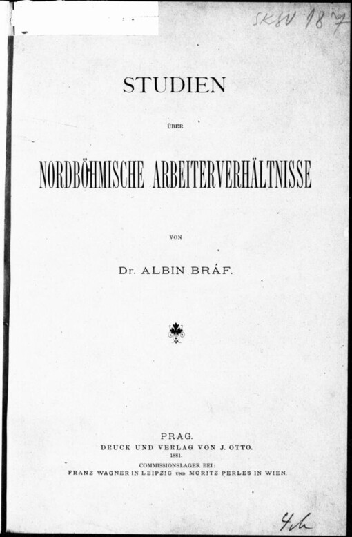 Studien über nordböhmische Arbeiterverhältnisse