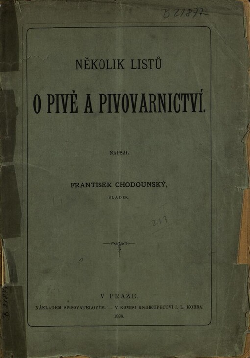 Několik listů o pivě a pivovarnictví
