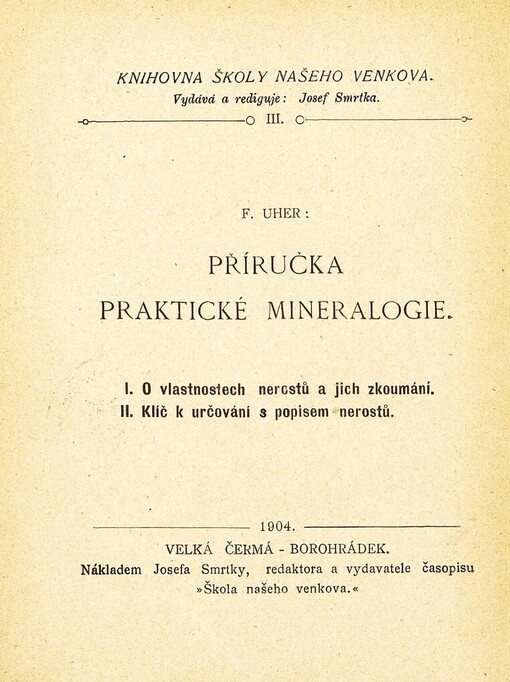 Příručka praktické mineralogie