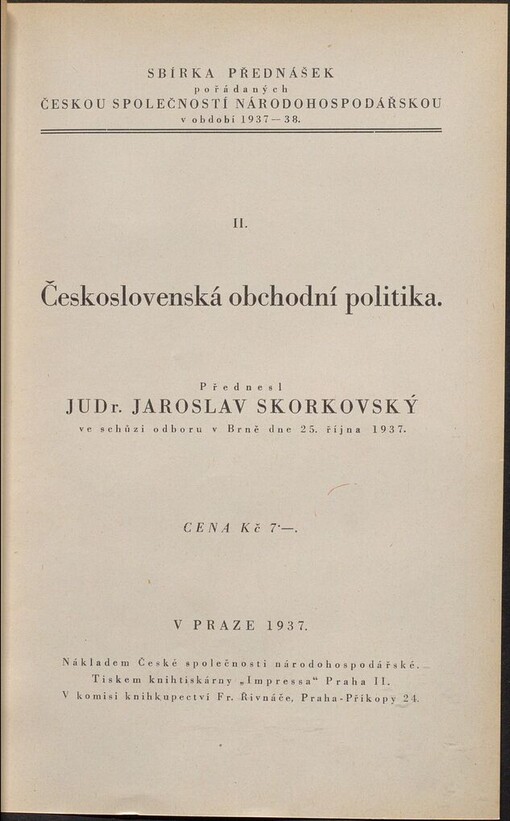 Československá obchodní politika