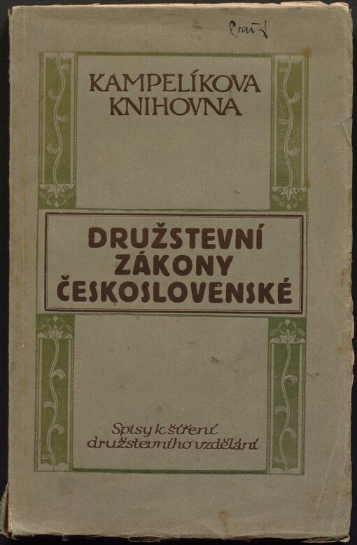 Družstevní zákony československé