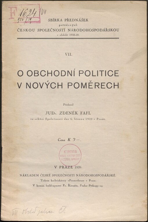 O obchodní politice v nových poměrech