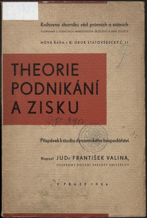 Theorie podnikání a zisku