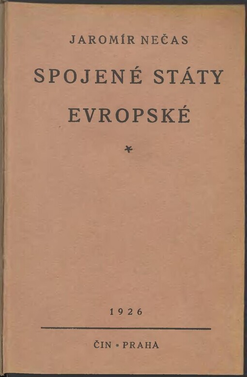 Spojené státy evropské / Jaromír Nečas