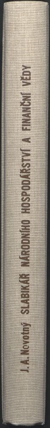 Slabikář národního hospodářství a finanční vědy