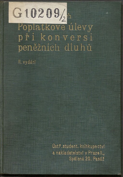 Poplatkové úlevy při konversi peněžních dluhů
