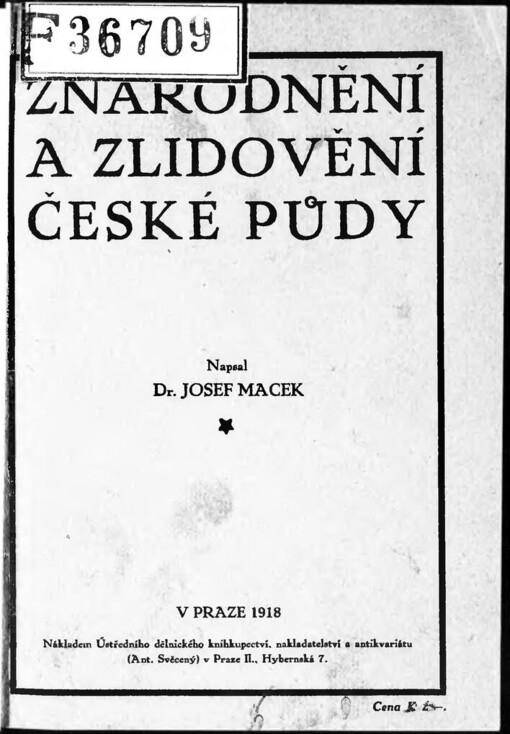 Znárodnění a zlidovění české půdy