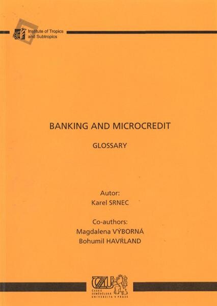 Banking and microcredit : glossary