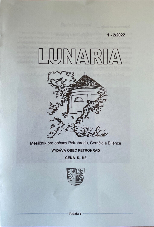 Lunaria : měsíčník pro občany Petrohradu, Černčic a Bílence